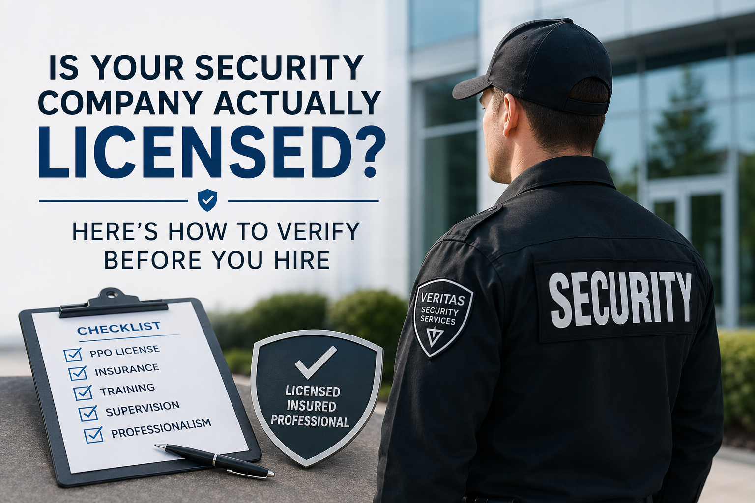 Is Your Security Company Actually Licensed? Here’s How to Verify Before You Hire